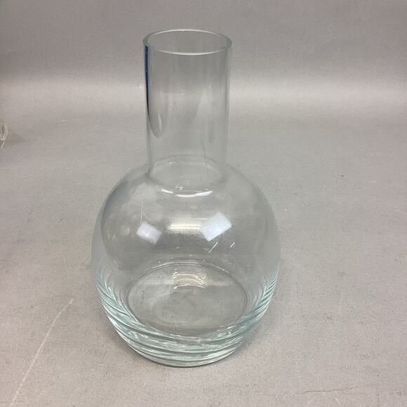 Vintage Nuutajarvi 1793 Finland Glass Scandinavian Long Neck Decanter Vase - 9”H - Picture 4 of 8